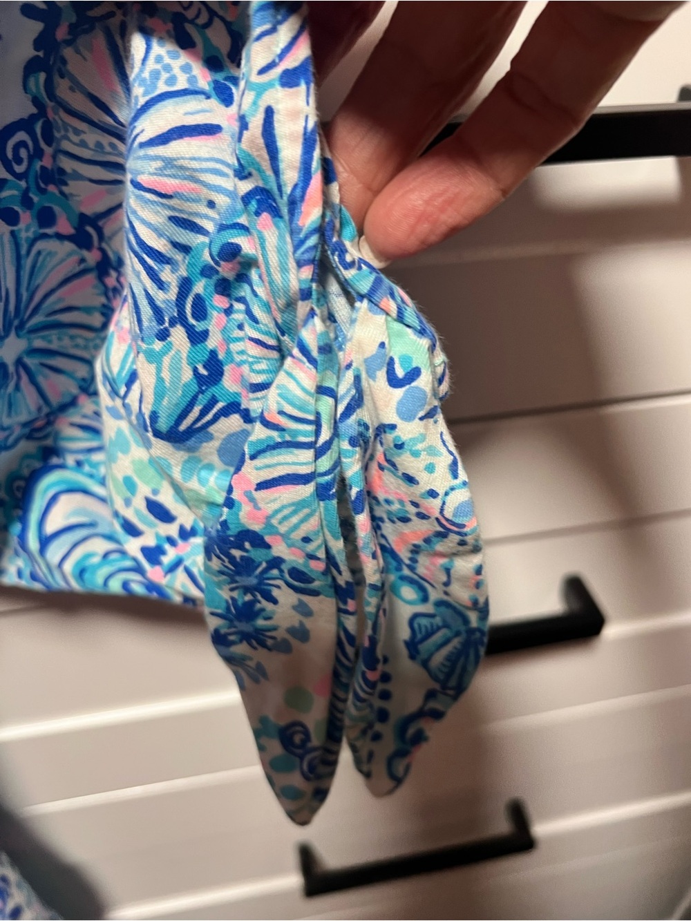 Lilly Pulitzer Easley Puff Sleeve Cotton Knit Dress (D1) - Picture 6 of 8